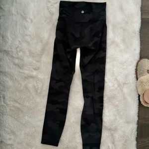 Lululemon Black Camo Leggings
